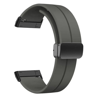 Fitbit Versa & Sense Silicone Strap With Magnetic Clasp BandsCo Straps