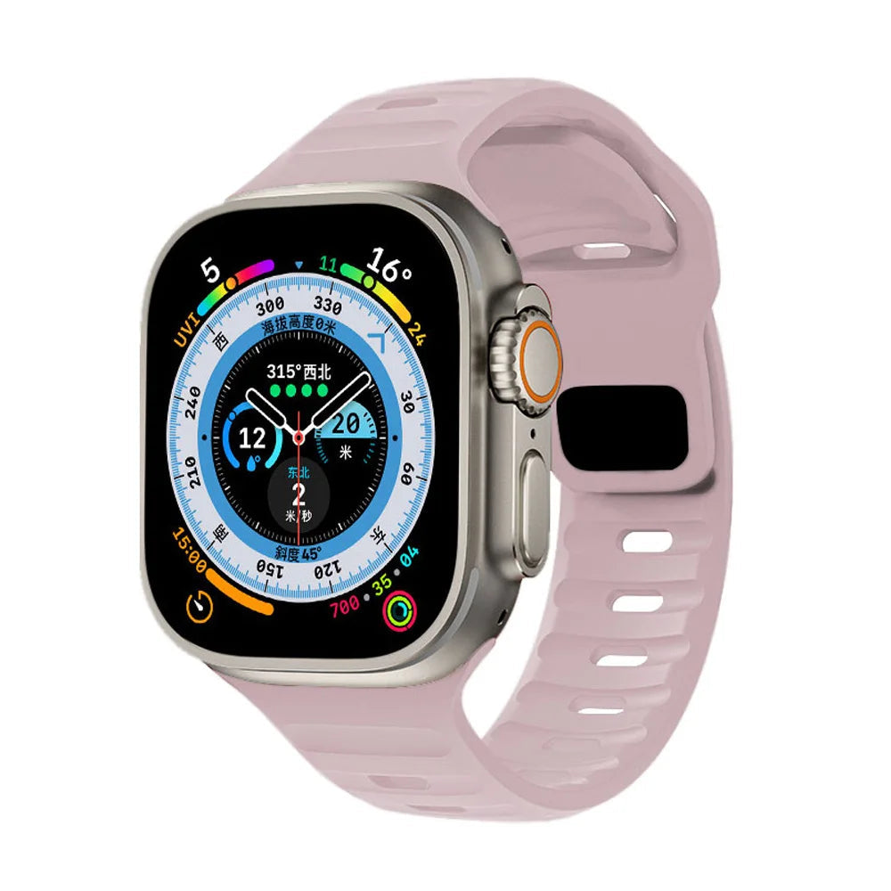 Apple Watch Silicone Strap - Waterproof, Sporty, Flexible BandsCo Straps