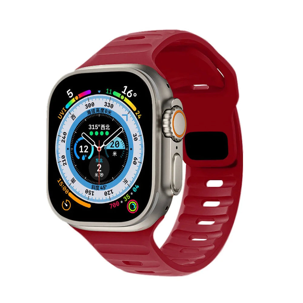 Apple Watch Silicone Strap - Waterproof, Sporty, Flexible BandsCo Straps