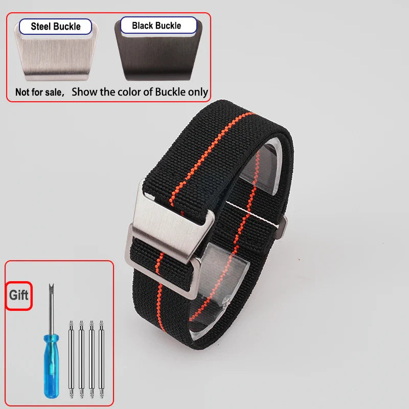 OnePlus Smartwatch Bands Nylon Elastic Parachute Fabric Watch Strap BandsCo Straps