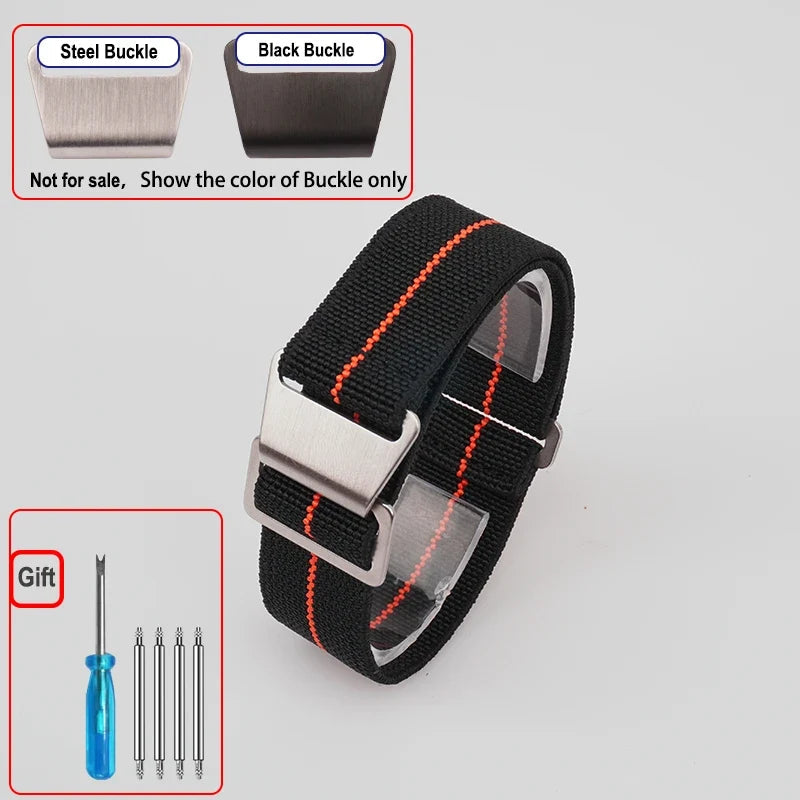 COROS PACE & APEX Elastic Nylon Parachute Band, Hook Clasp BandsCo Straps