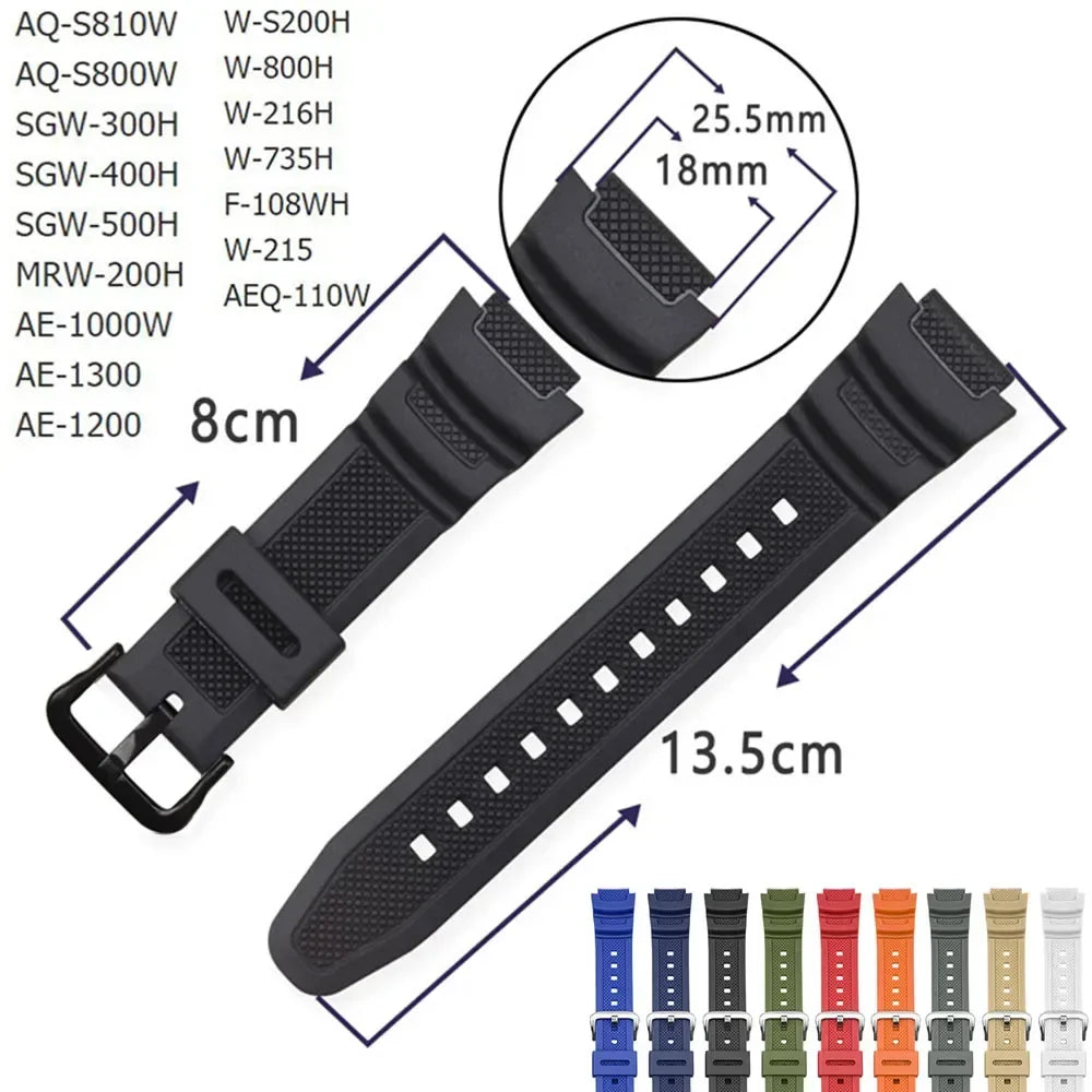 COROS Rubber Silicone Band For Smartwatch Strap 20cm Unisex BandsCo Straps