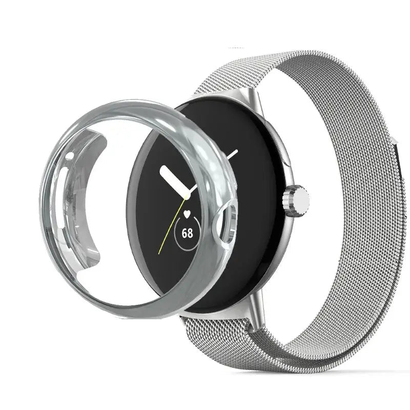 Google Pixel Stainless Steel Band and Case - Premium Design BandsCo Straps