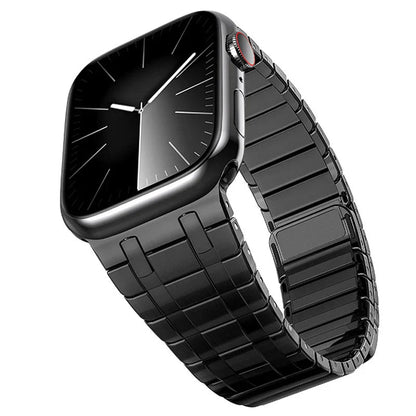 Apple Watch Magnetic Stainless Steel Band - Premium Titanium Color BandsCo Straps