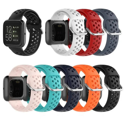 Breathable Silicone Fitbit Versa & Sense Bands BandsCo Straps