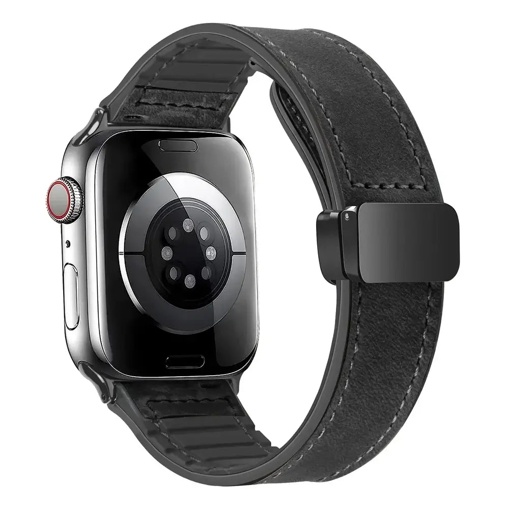 Apple Watch Genuine Leather Band - Stylish Magnetic Strap BandsCo Straps