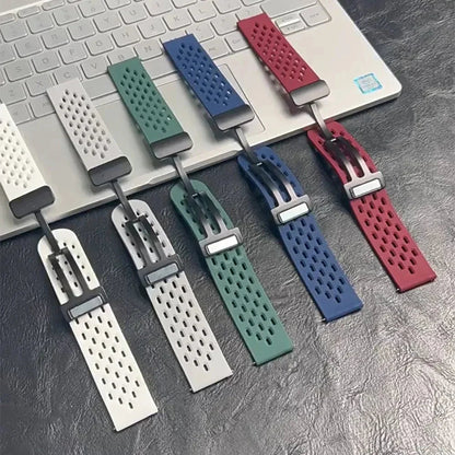 Amazfit Silicone Magnetic Strap Band For Smartwatch Comfortable Fit BandsCo Straps