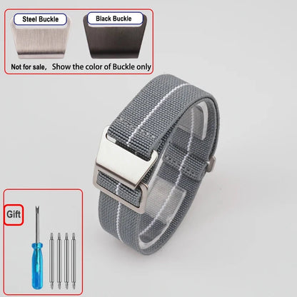Polar Vantage, Grit X & Ignite Elastic Parachute Nylon Band BandsCo Straps