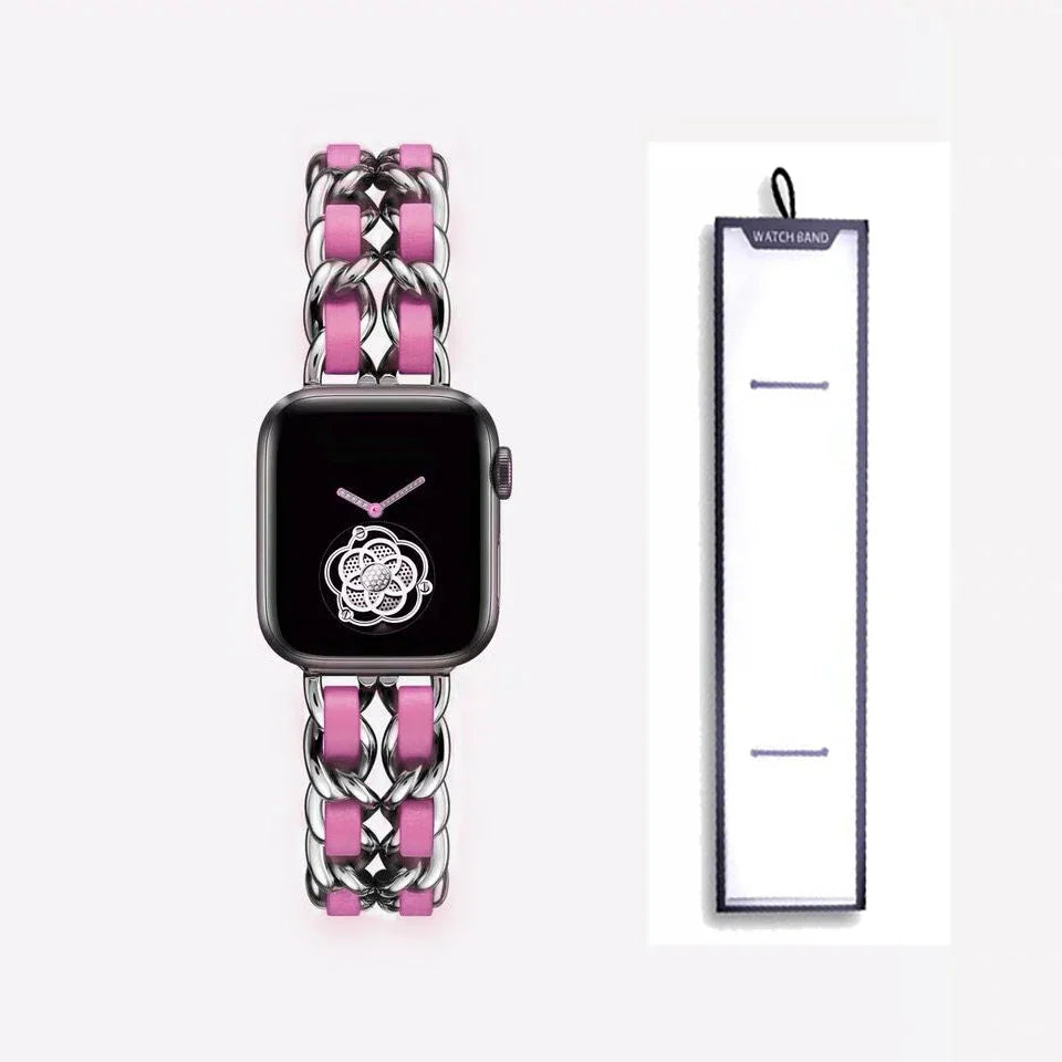 Apple Watch Stainless Steel Strap - Luxury Chain Design BandsCo Straps