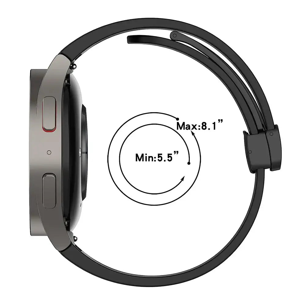Fitbit Versa & Sense Silicone Strap With Magnetic Clasp BandsCo Straps