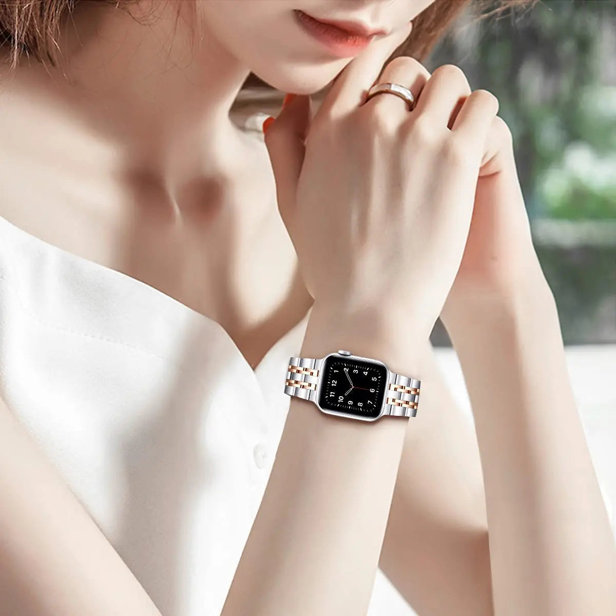 Apple Watch Stainless Steel Band - Elegant, Durable Design BandsCo Straps
