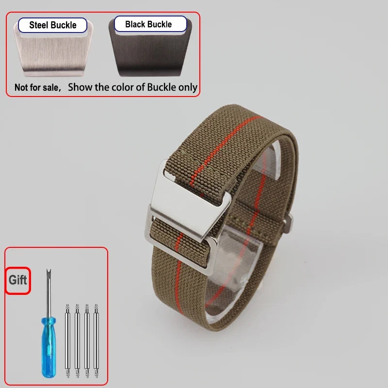 COROS PACE & APEX Elastic Nylon Parachute Band, Hook Clasp BandsCo Straps