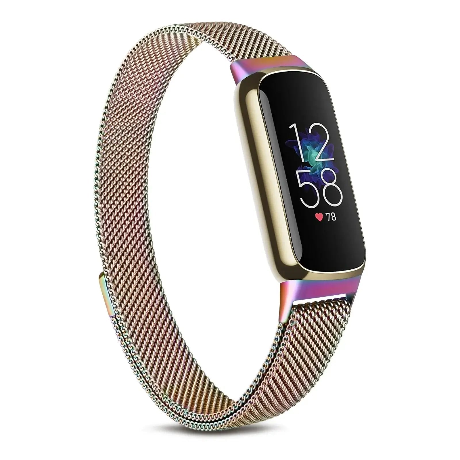 Fitbit Luxe Steel Magnetic Band - Elegant Mesh Design BandsCo Straps