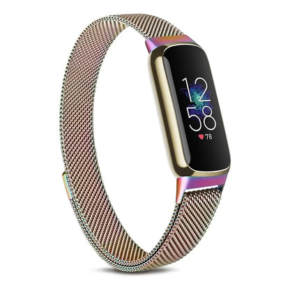 Fitbit Luxe Steel Magnetic Band - Elegant Mesh Design BandsCo Straps