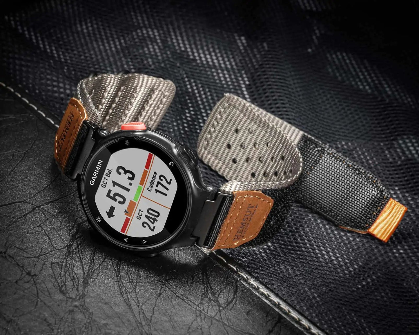 Garmin Rugged Nylon Watch Band Strap - Durable Design BandsCo Straps