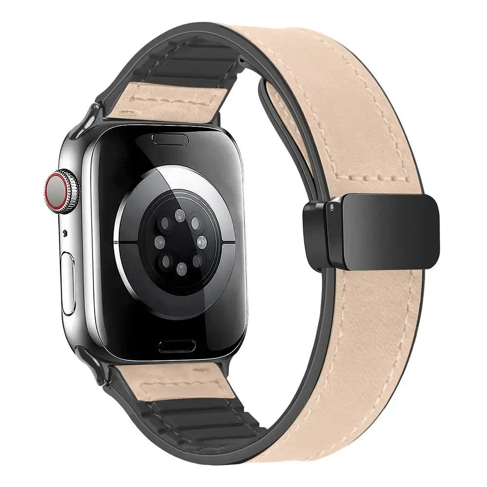 Apple Watch Genuine Leather Band - Stylish Magnetic Strap BandsCo Straps