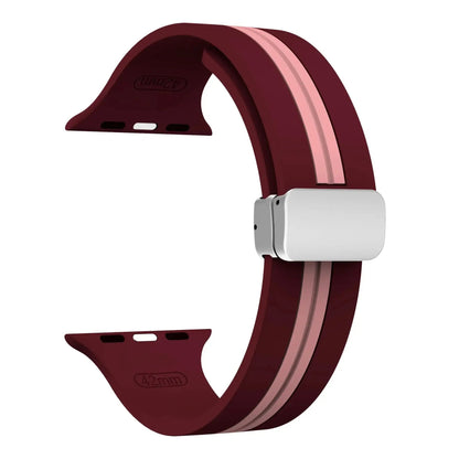Apple Watch Silicone Strap - Durable Magnetic Closure Design BandsCo Straps