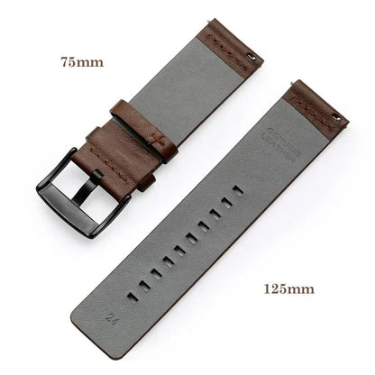 COROS Leather Quick Release Watch Band for Smartwatch Premium Strap BandsCo Straps