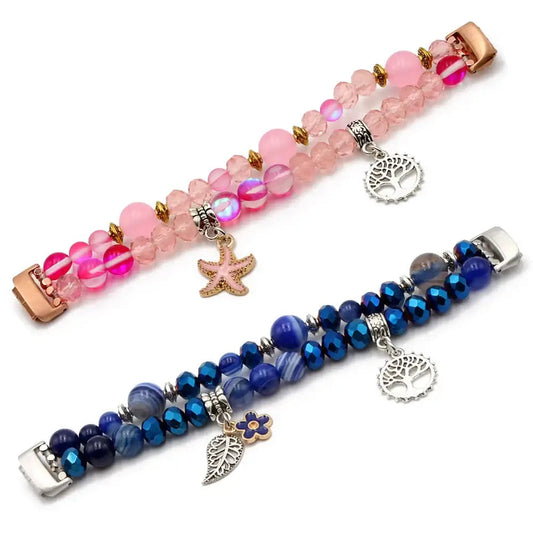 Fitbit Inspire 3 Beaded Elastic Band – Stylish Stretch Bracelet Strap BandsCo Straps