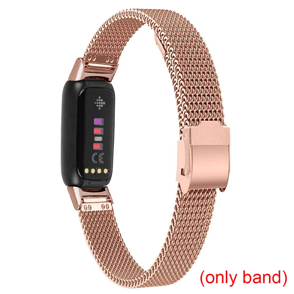 Stainless Steel Fitbit Luxe Band - Durable Elegant Design BandsCo Straps