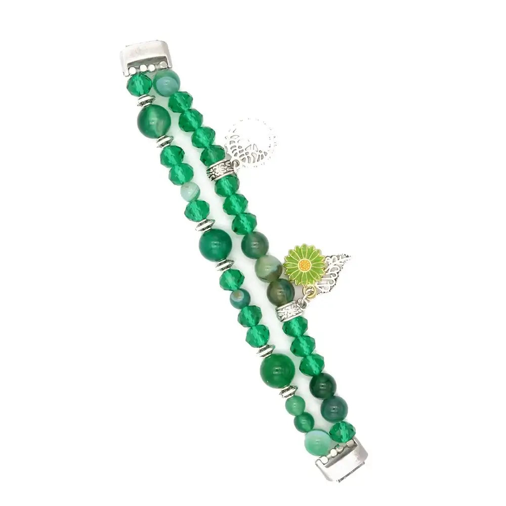 Fitbit Inspire 3 Beaded Elastic Band – Stylish Stretch Bracelet Strap BandsCo Straps