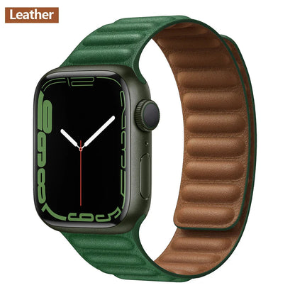 Apple Watch Leather Band - Premium Magnetic Loop Strap BandsCo Straps