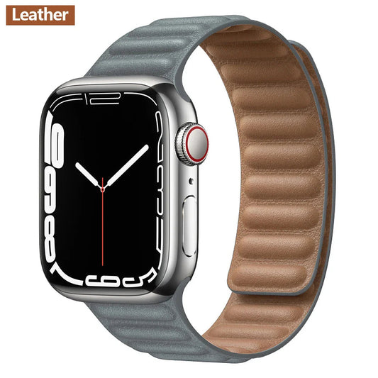 Apple Watch Leather Band - Premium Magnetic Loop Strap BandsCo Straps