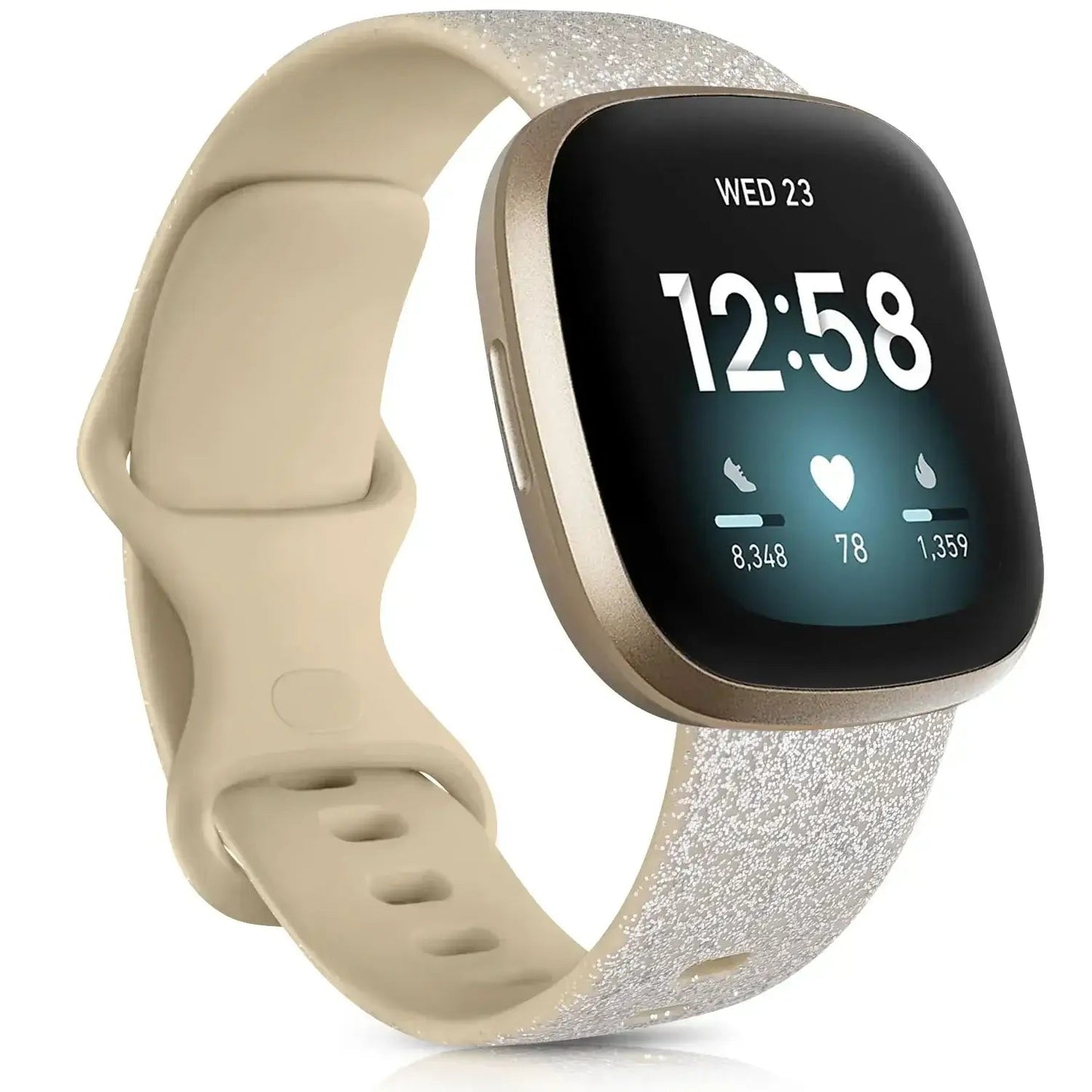 Fitbit Versa & Sense Silicone Bands - Lightweight Minimalist Design BandsCo Straps