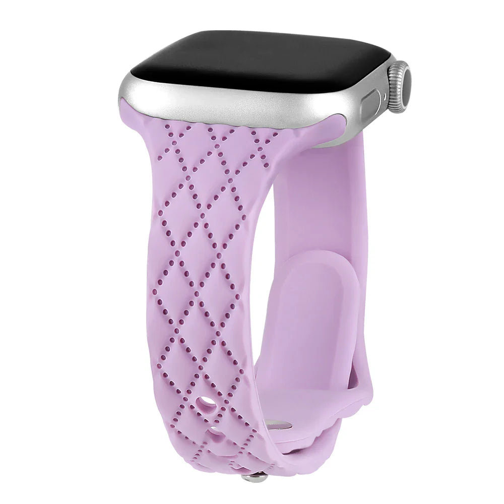 Apple Watch Silicone Strap - Slim Engraved Comfort Fit BandsCo Straps