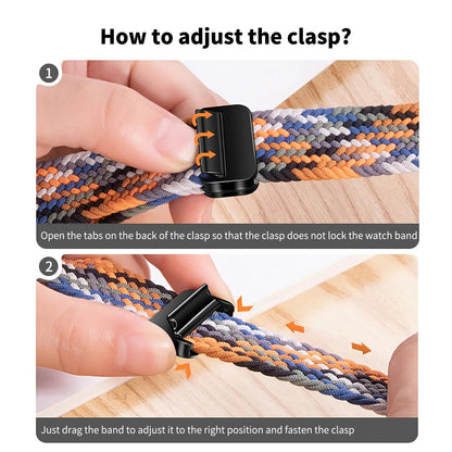 Apple Watch Nylon Band - Soft Flexible Magnetic Strap BandsCo Straps
