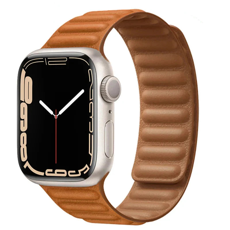 Apple Watch Leather Band - Premium Magnetic Loop Strap BandsCo Straps
