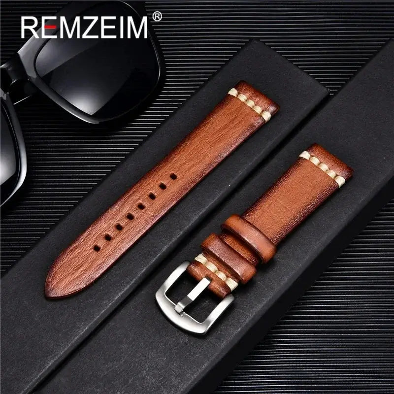 Suunto Leather Band - Premium Textured Design for Style BandsCo Straps