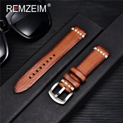 Suunto Leather Band - Premium Textured Design for Style BandsCo Straps