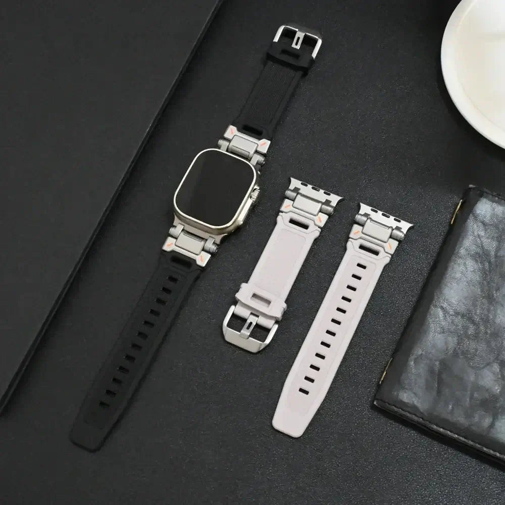 Apple Watch Silicone Metal Band - Premium Durable Strap BandsCo Straps