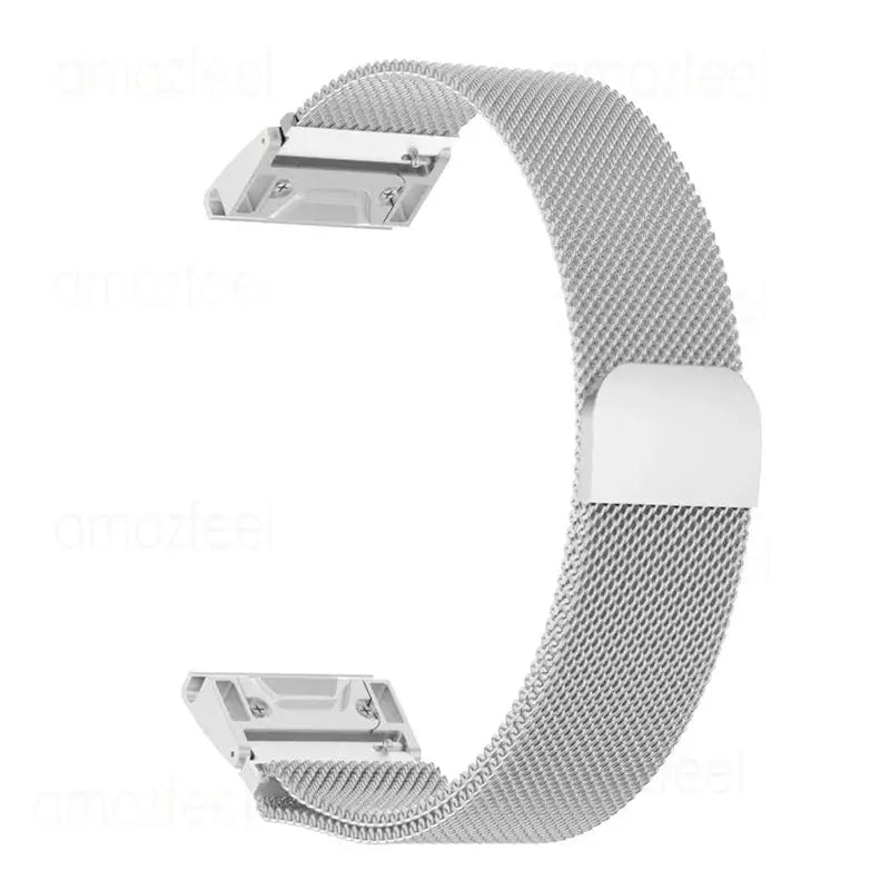 Garmin Stainless Steel Magnetic Strap - Durable QuickFit Band BandsCo Straps