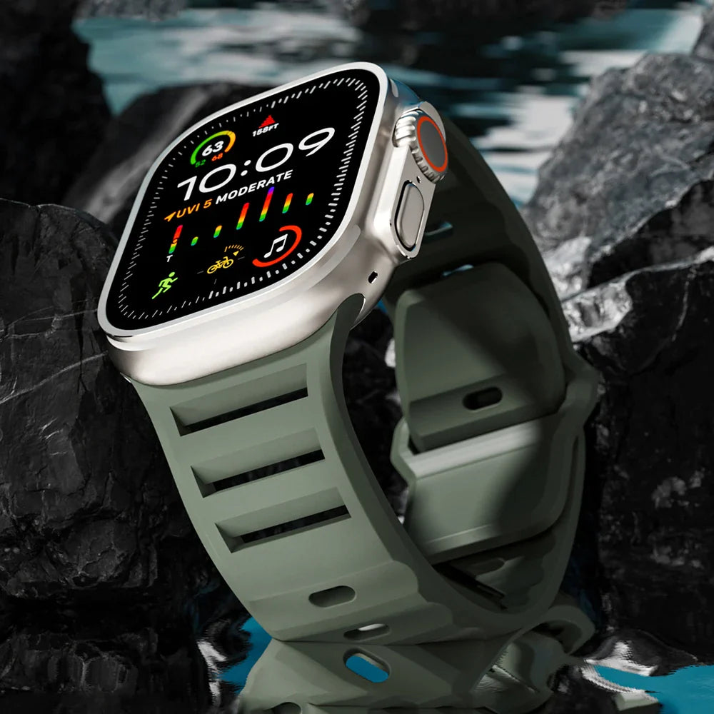 Apple Watch Sport Silicone Strap - Flexible, Waterproof Band BandsCo Straps