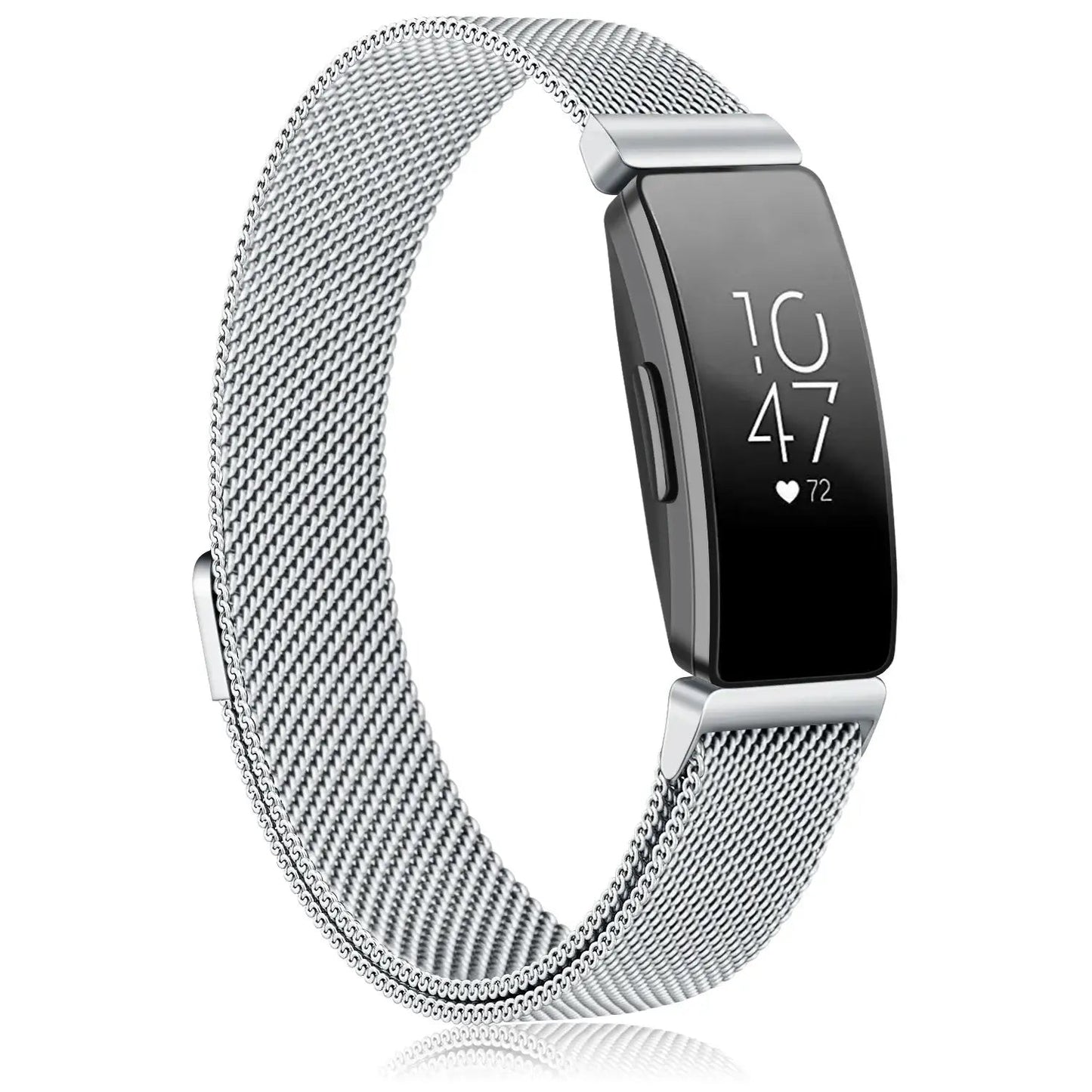 Fitbit Inspire 2, 1, HR Stainless Steel Magnetic Band - Mesh BandsCo Straps