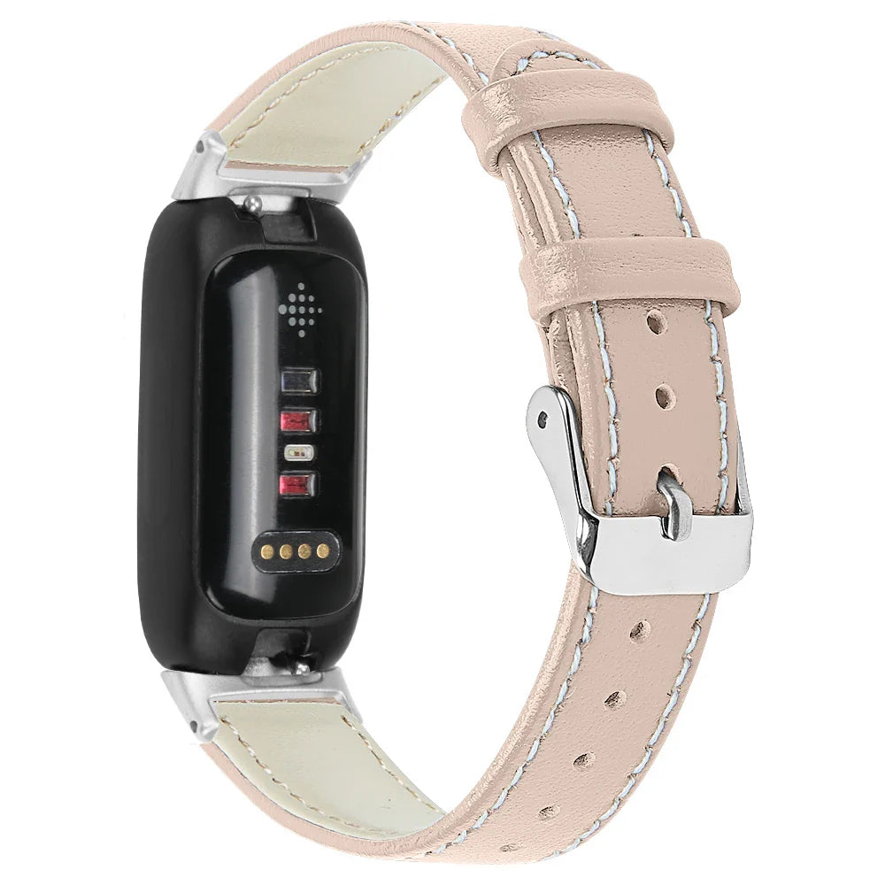 Fitbit Inspire 3 Leather Band - Stylish and Breathable Strap BandsCo Straps