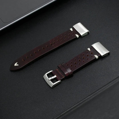 Garmin Leather Band - Genuine Premium Strap BandsCo Straps