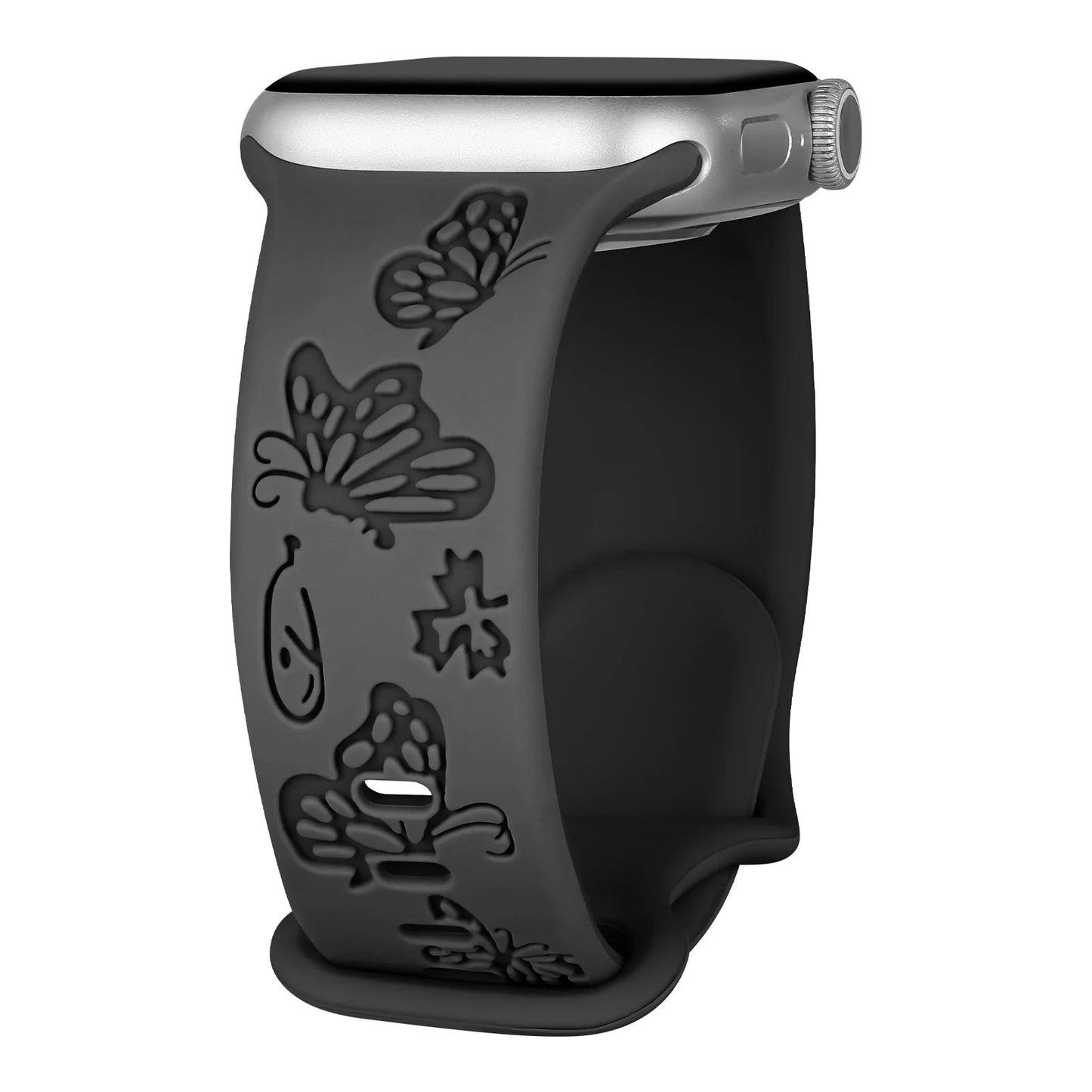Apple Watch Engraved Silicone Strap - Comfortable Waterproof Band BandsCo Straps
