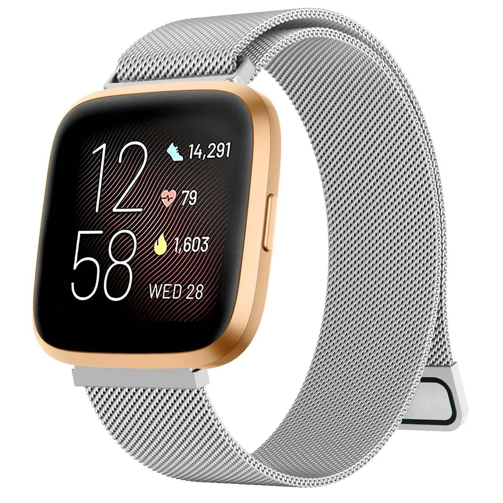 Fitbit Versa & Sense Metal Band - Premium Steel Strap BandsCo Straps