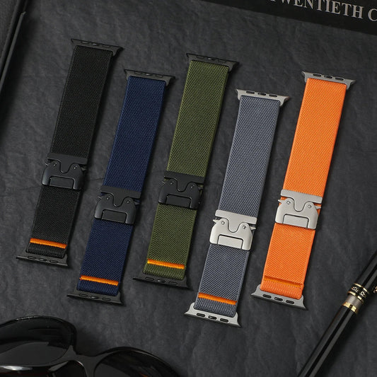 Apple Watch Nylon Strap - Flexible, Durable, Comfortable Fit BandsCo Straps