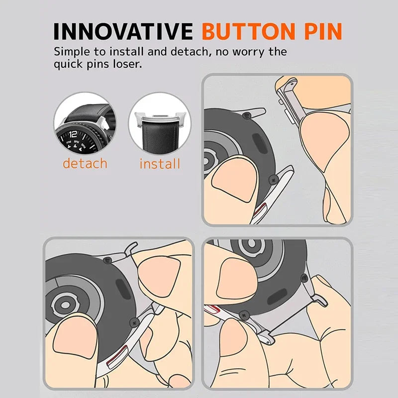Watch Connector Adapter for Samsung Watch 8/8 classic Wristwatchstraps.co