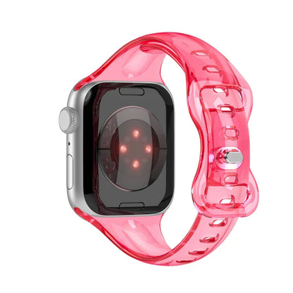 Apple Watch Transparent Strap - Soft Rubber - Clear Design BandsCo Straps