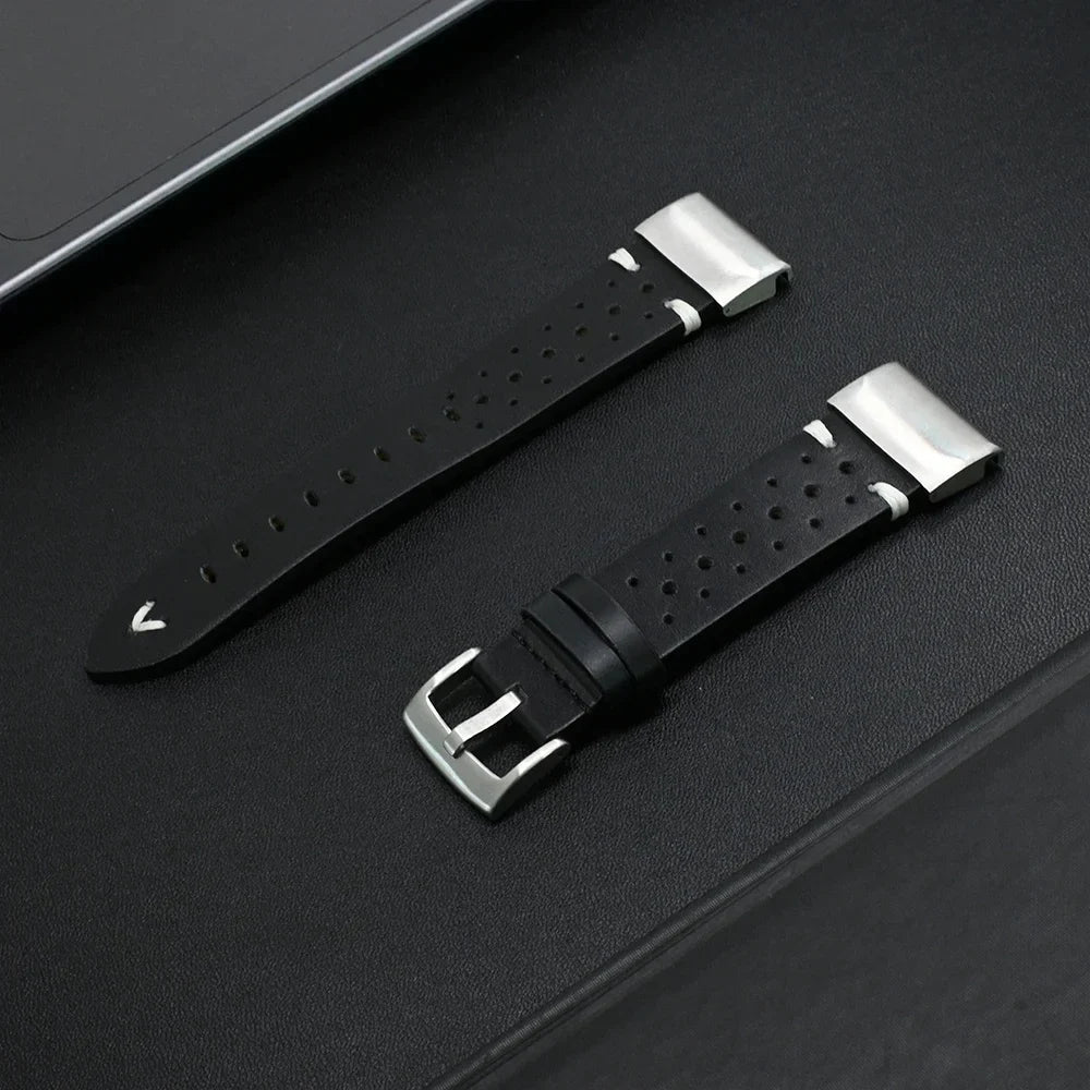 Garmin Leather Band - Genuine Premium Strap BandsCo Straps
