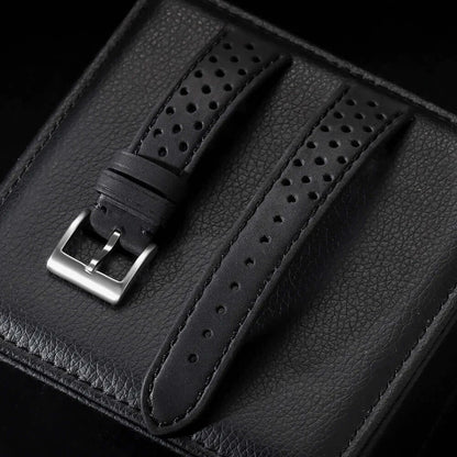 Amazfit Leather Band for Smartwatch - Vintage Calfskin Breathable Strap BandsCo Straps