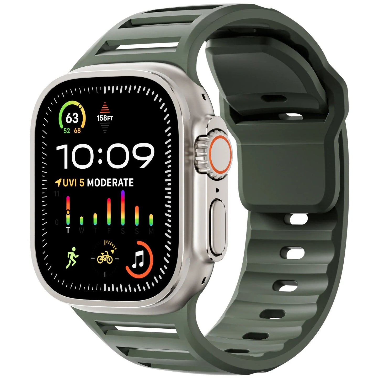 Apple Watch Sport Silicone Strap - Flexible, Waterproof Band BandsCo Straps