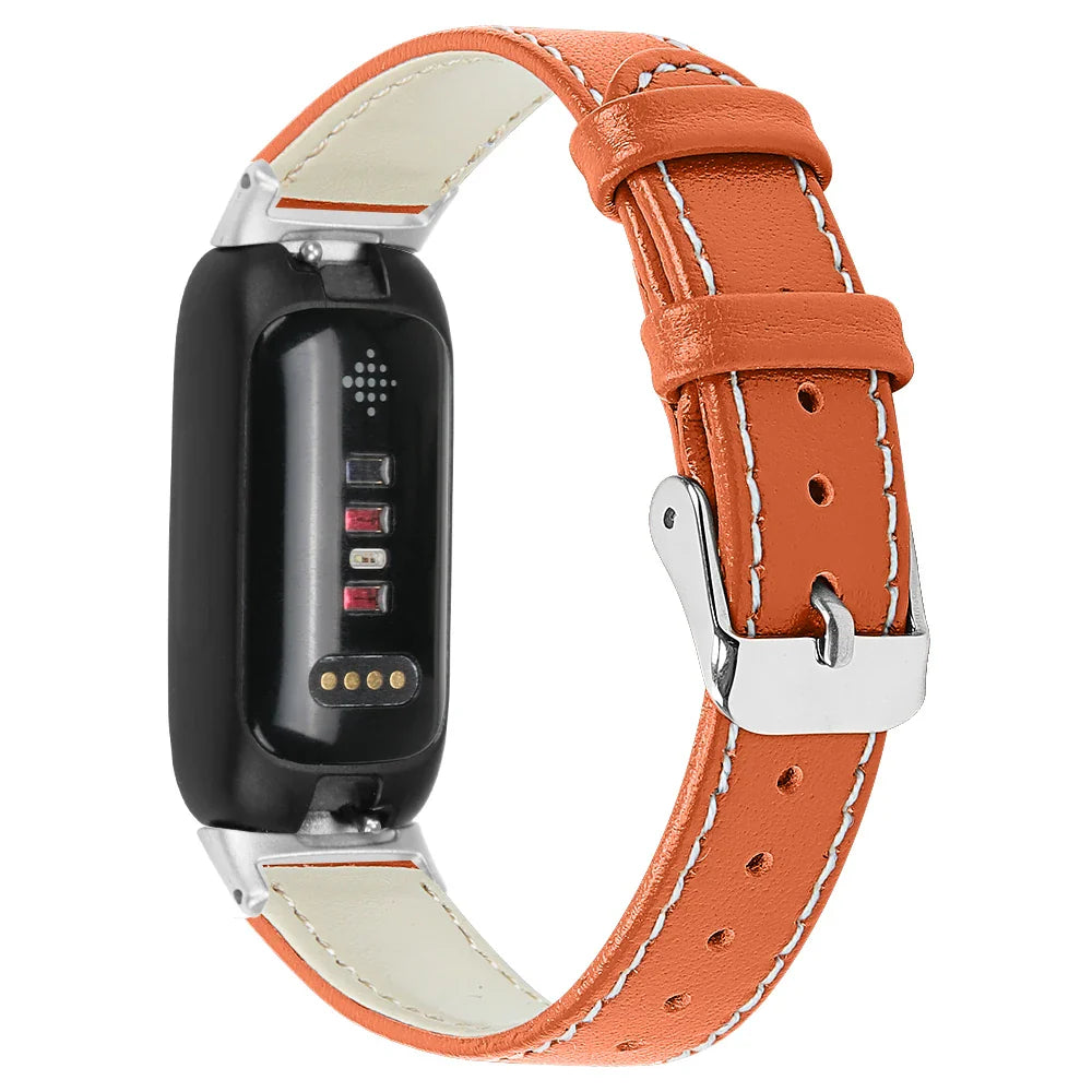 Fitbit Inspire 3 Leather Band - Stylish and Breathable Strap BandsCo Straps