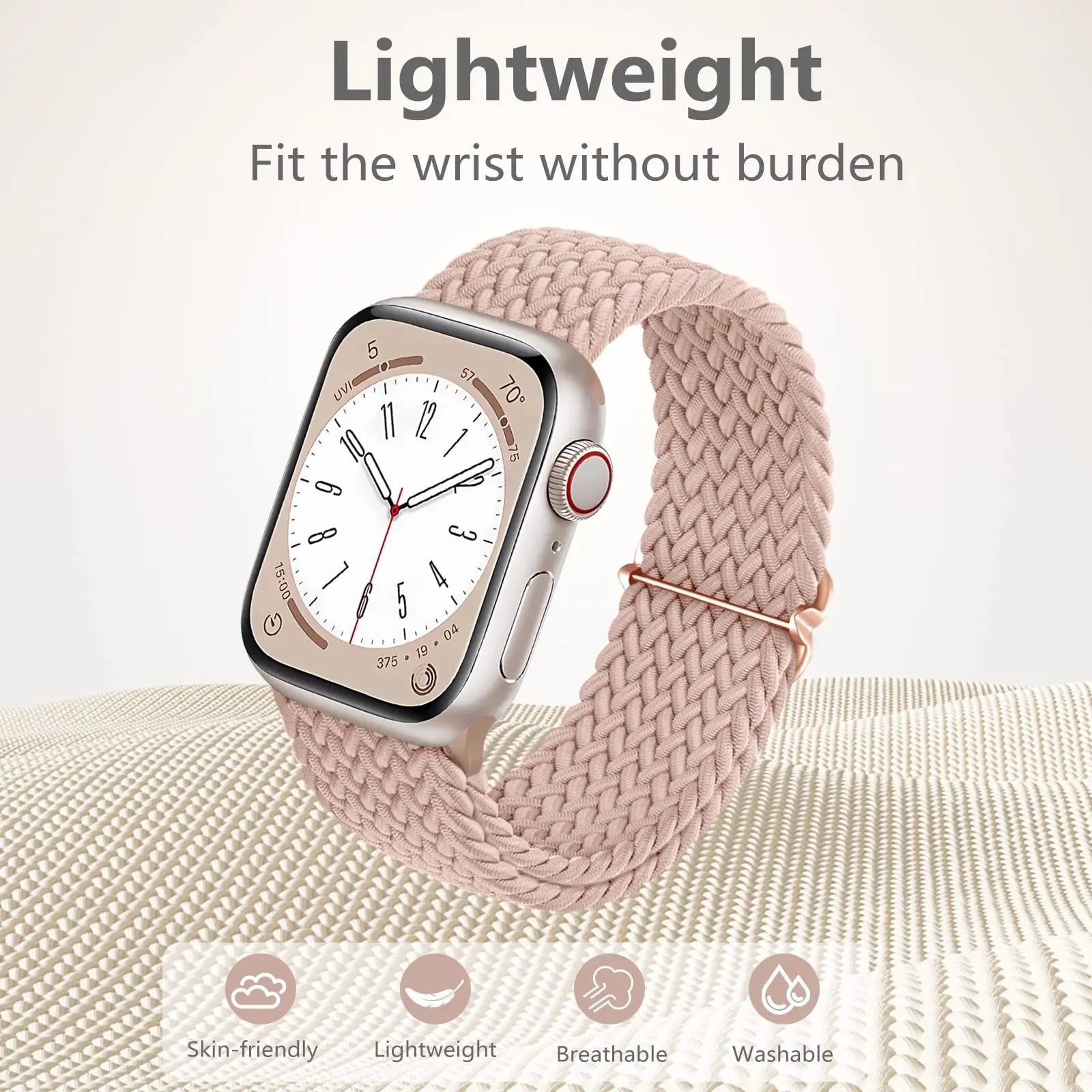 Apple Watch Braided Strap - Soft Elastic Nylon Band BandsCo Straps