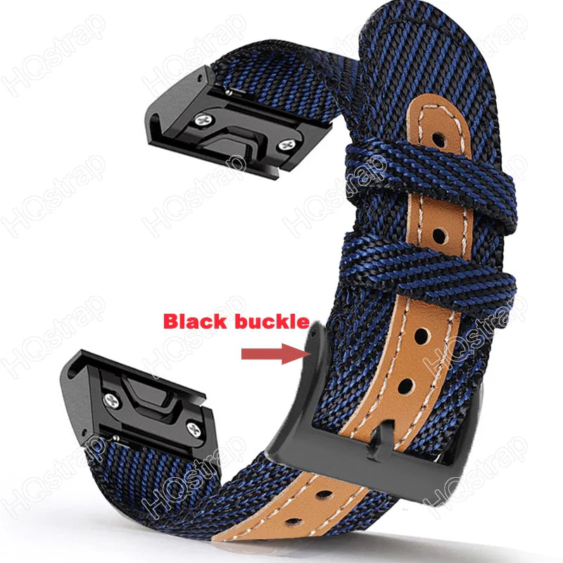 Garmin Sport Nylon Strap - Breathable Comfortable Design BandsCo Straps